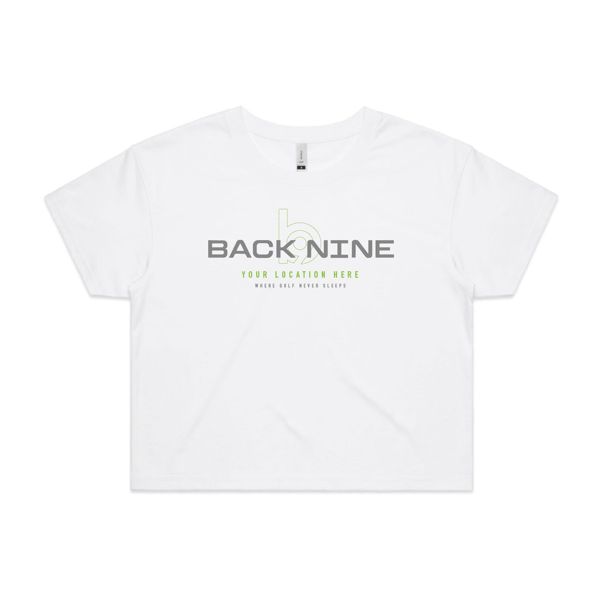 Blueprint — Sturdy Crop Tee (Women's) — White Front