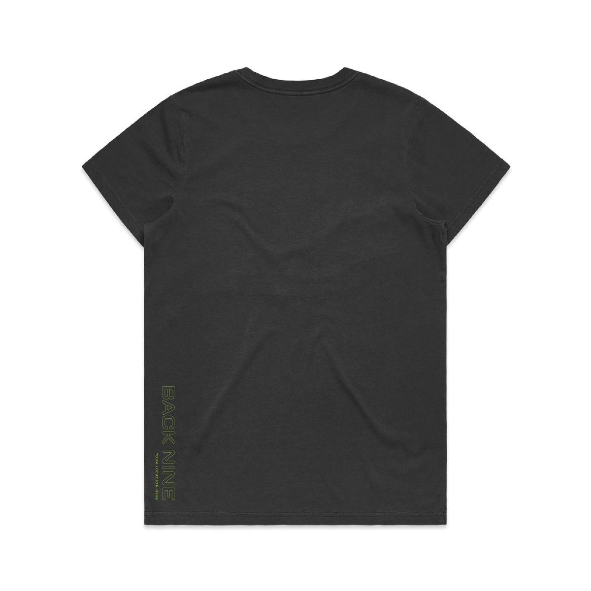 Sideline — Sturdy Faded Tee (Women's) — Faded Black Back