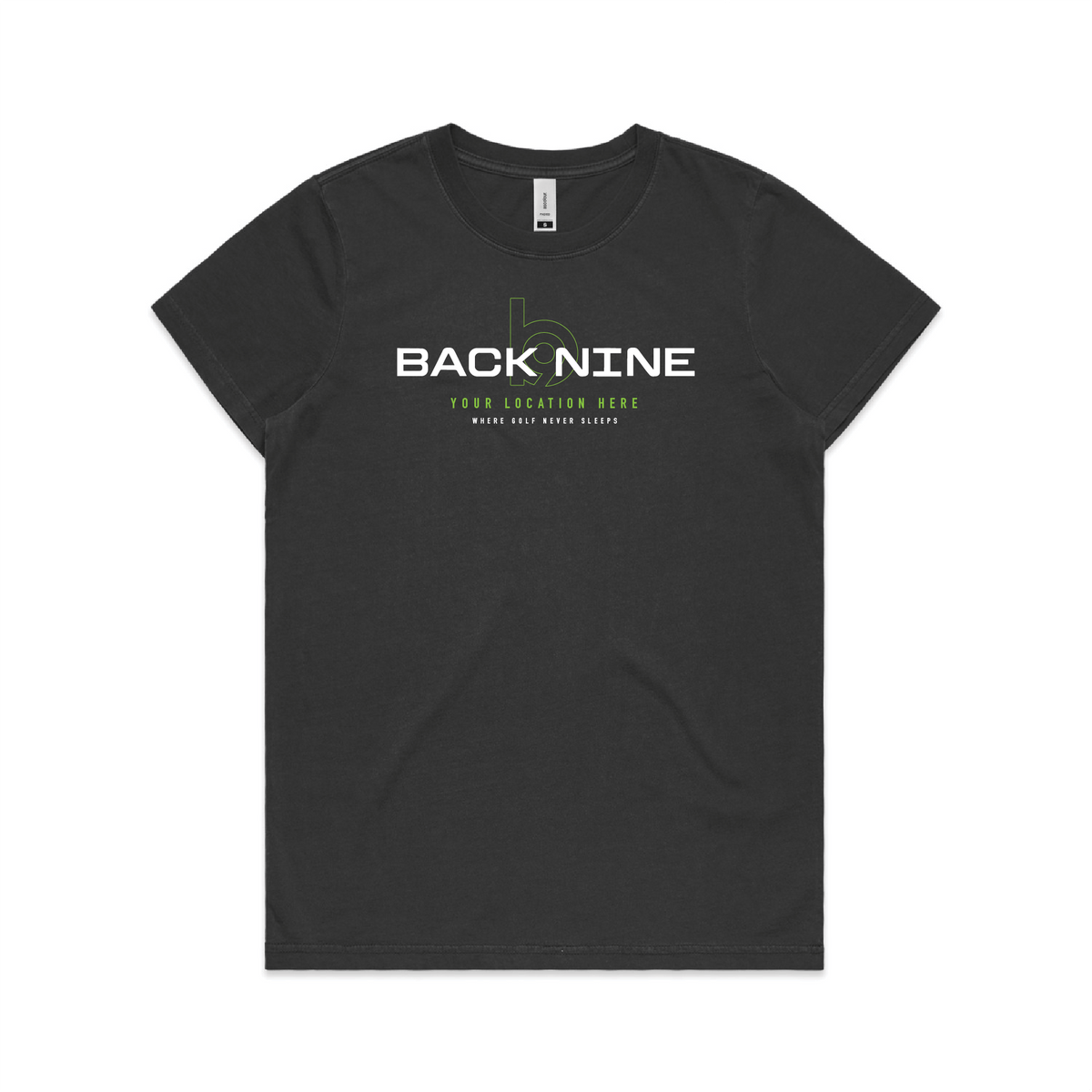 Blueprint — Sturdy Faded Tee (Women's) — Faded Black Front