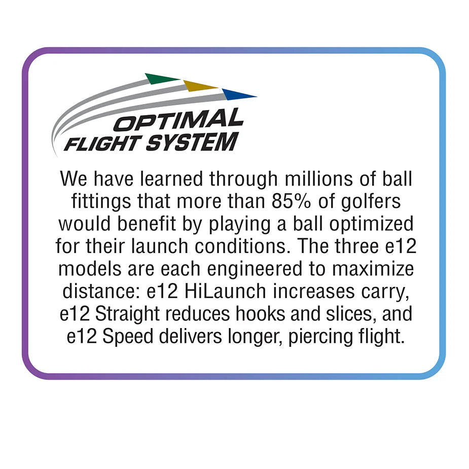Bridgestone e12 Straight Golf Balls – B9 Branded