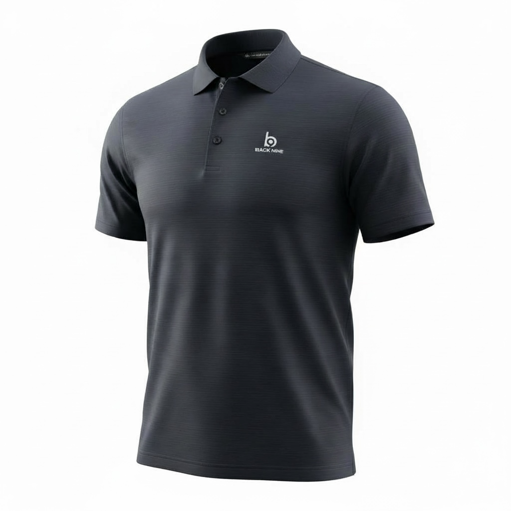 【ブラック（01）】Devin Rib Poloshirt Riboxy Polo Training Top | DINA|it's in our DNA