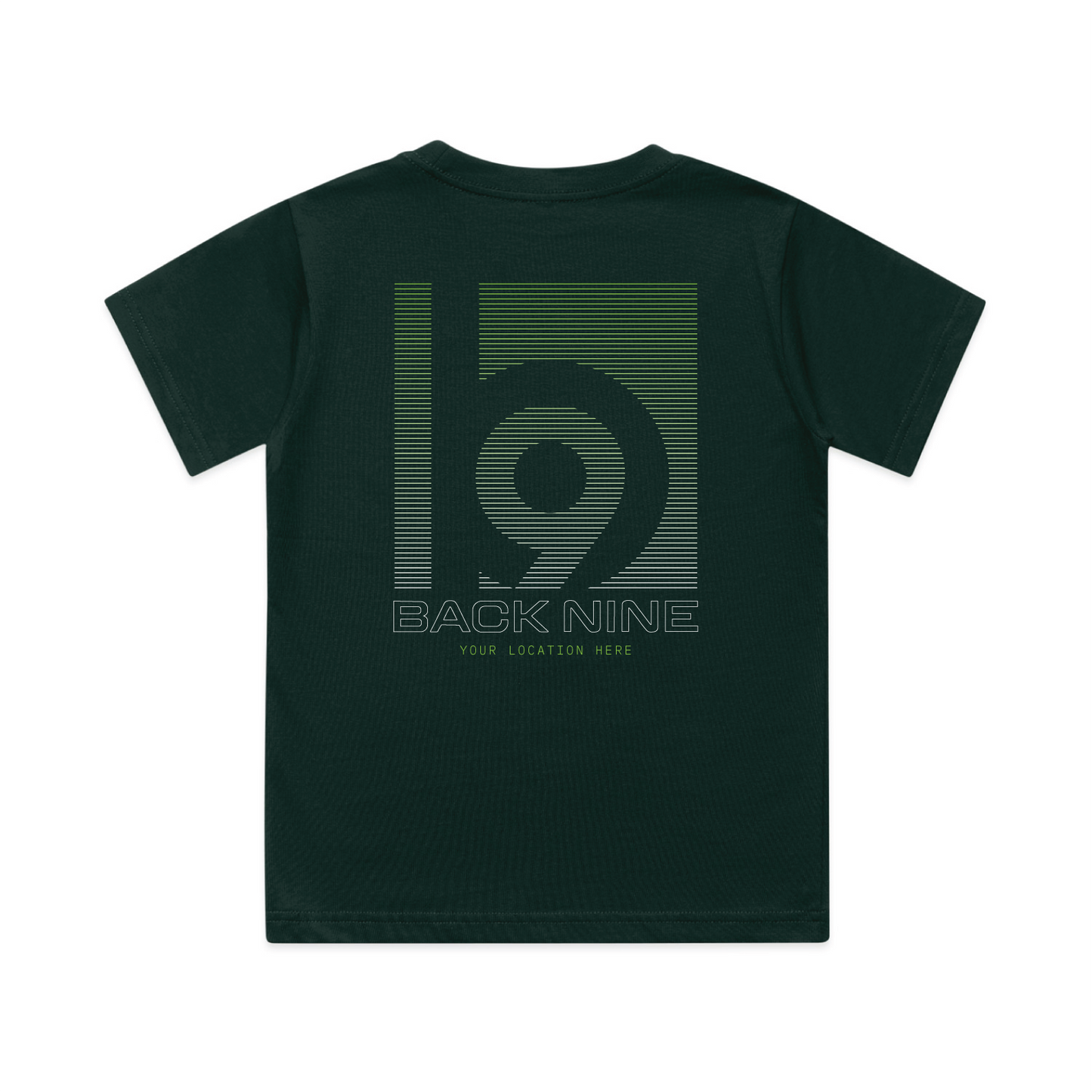 Signal — Sturdy Tee (Youth) — Pine Green Back