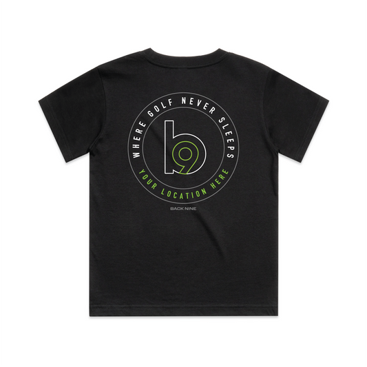 Crest — Sturdy Tee (Youth) — Black Back