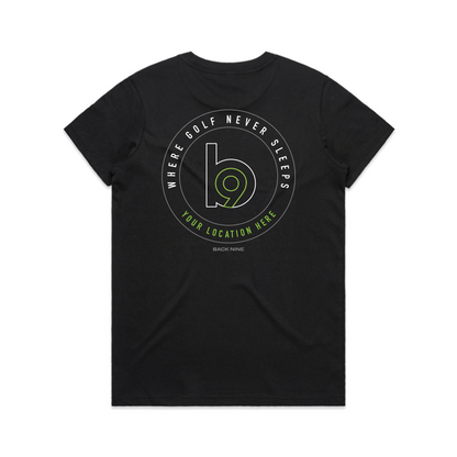 Crest — Sturdy Tee (Women's) — Black Back
