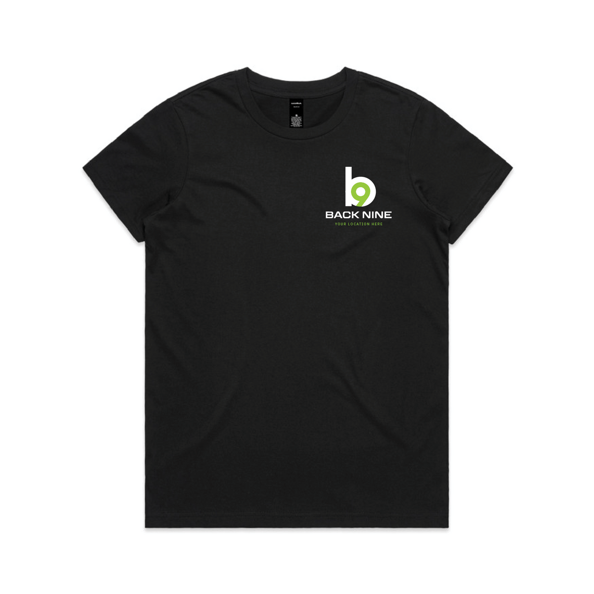 Hometown — Sturdy Tee (Women's) — Black Front