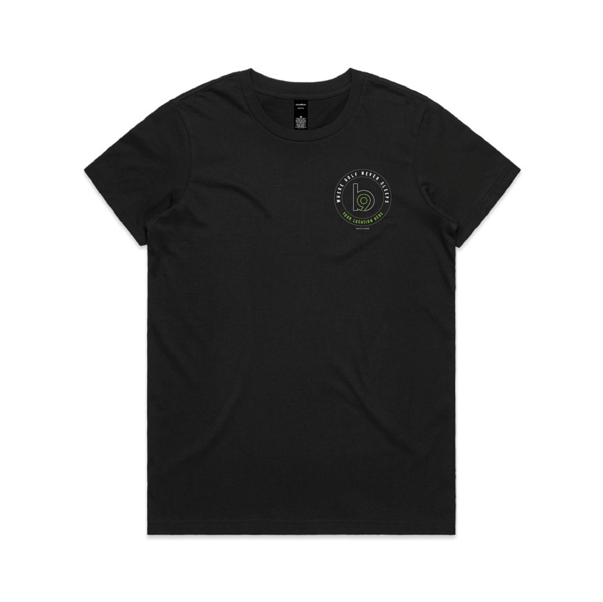 Crest — Sturdy Tee (Women's) — Black Front