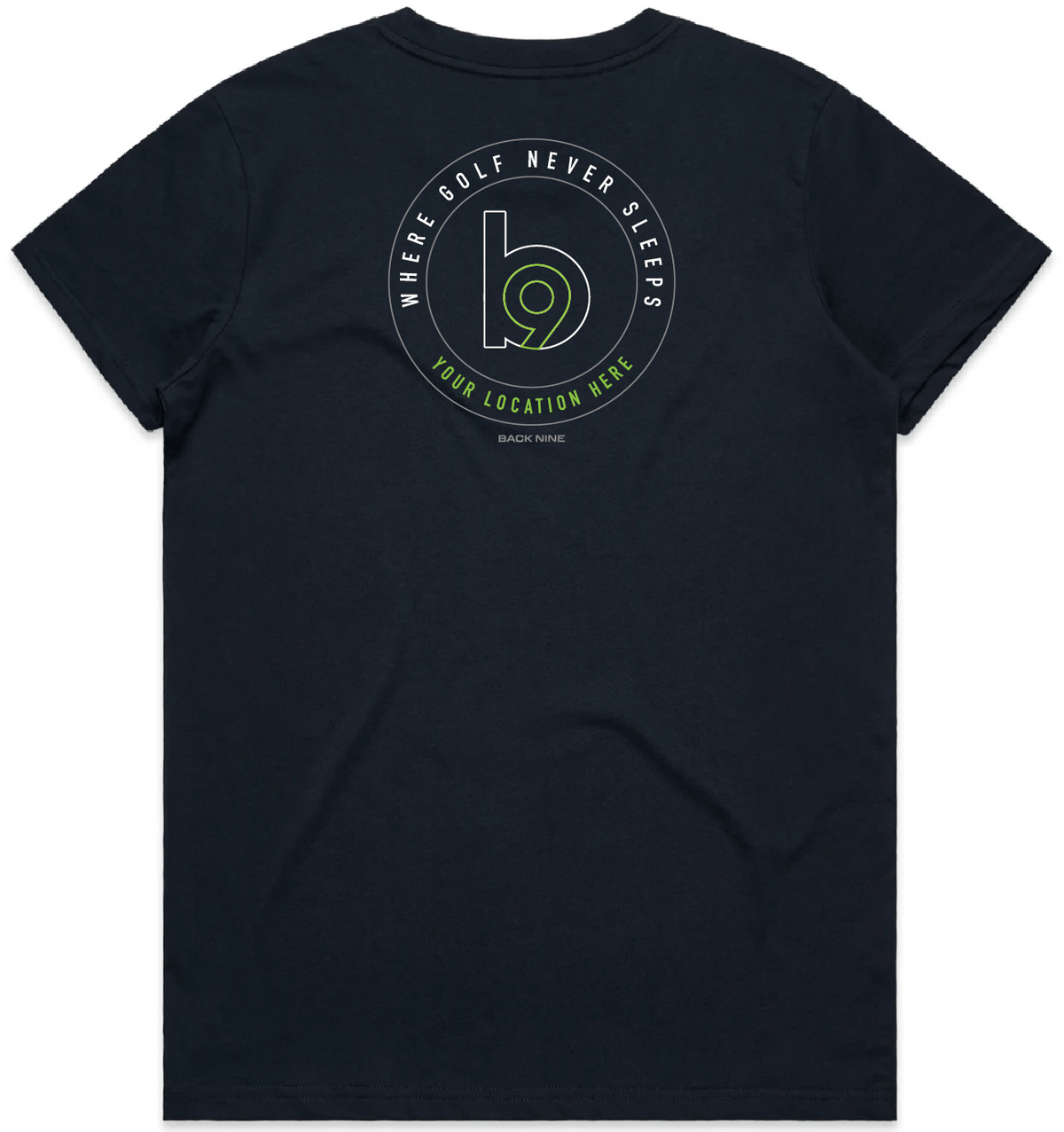 Crest — Sturdy Tee (Women's) — Navy Back
