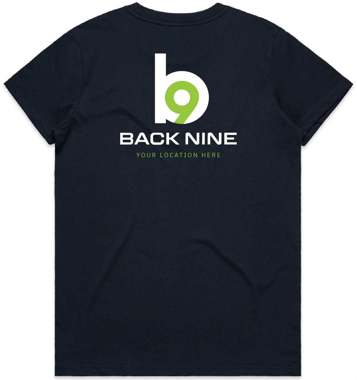 Hometown — Sturdy Tee (Women's) — Navy Back