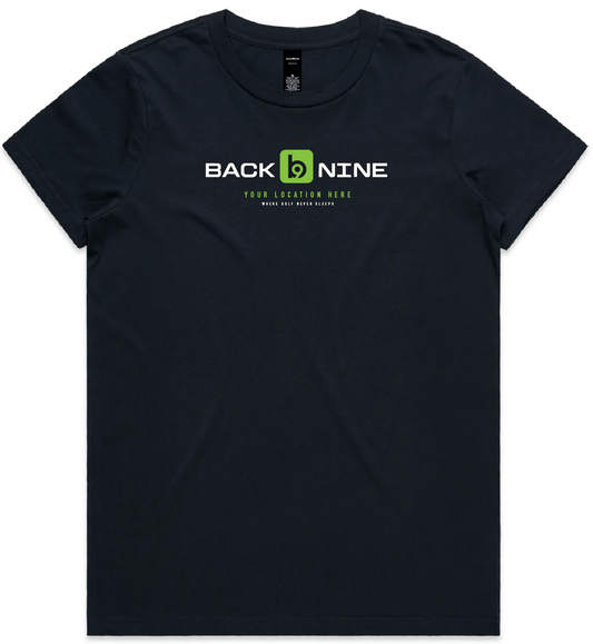 Marquee — Sturdy Tee (Women's) — Navy Front