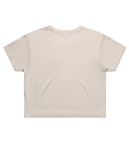 Sideline — Sturdy Crop Tee (Women's) — Bone Back