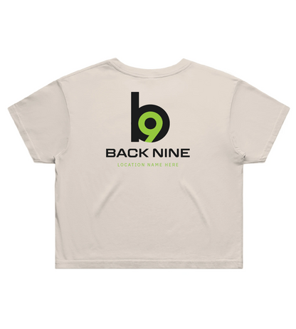 Hometown — Sturdy Crop Tee (Women's) — Bone Back