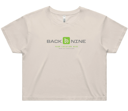 Marquee — Sturdy Crop Tee (Women's) — Bone Front