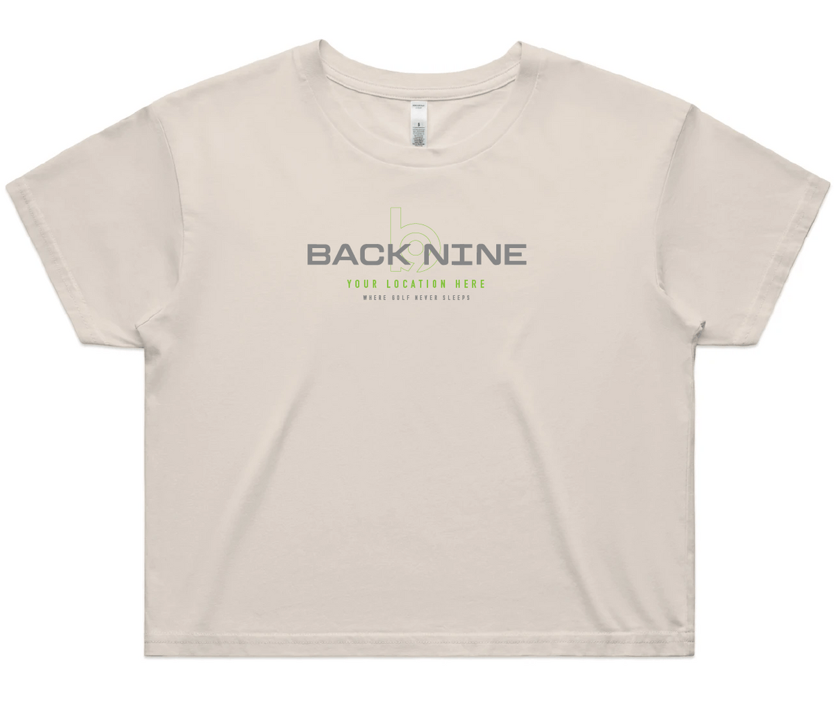 Blueprint — Sturdy Crop Tee (Women's) — Bone Front