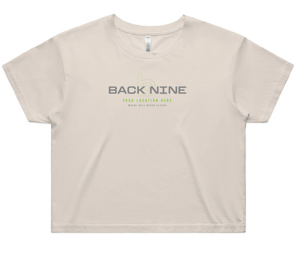 Blueprint — Sturdy Crop Tee (Women's) — Bone Front