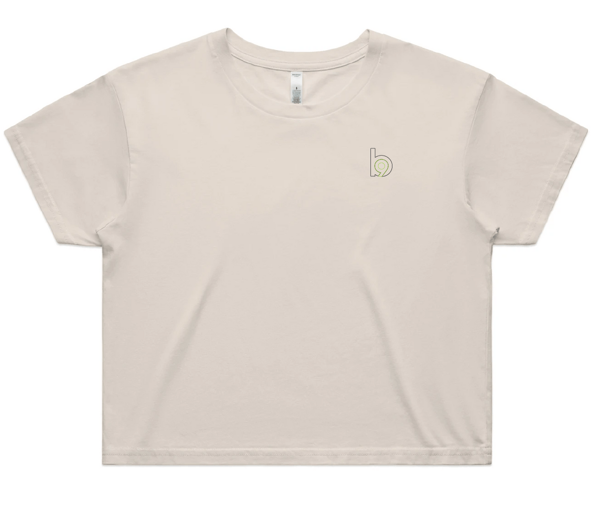 Sideline — Sturdy Crop Tee (Women's) — Bone Front