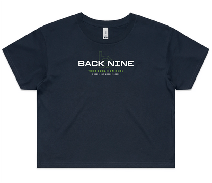 Blueprint — Sturdy Crop Tee (Women's) — Navy Front