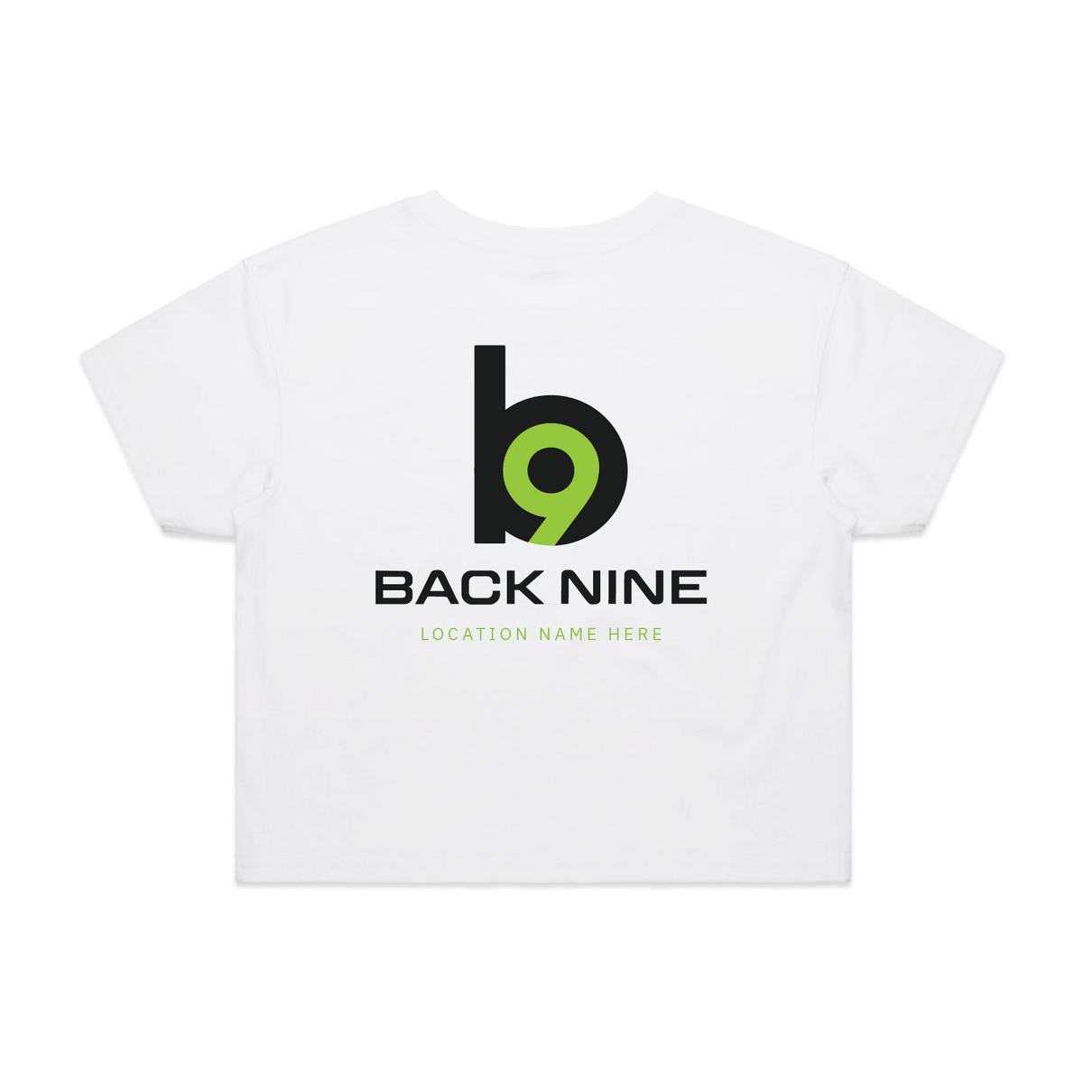 Hometown — Sturdy Crop Tee (Women's) — White Back
