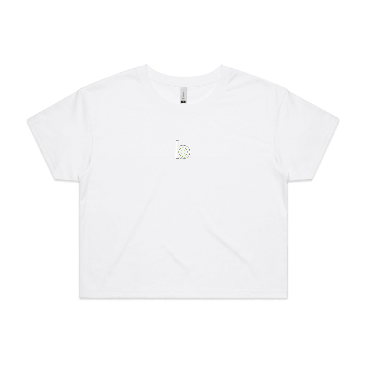 Sideline — Sturdy Crop Tee (Women's) — White Front