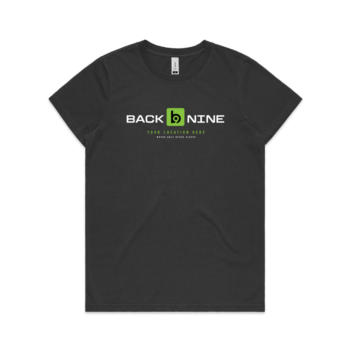 Marquee — Sturdy Faded Tee (Women's) — Faded Black Front