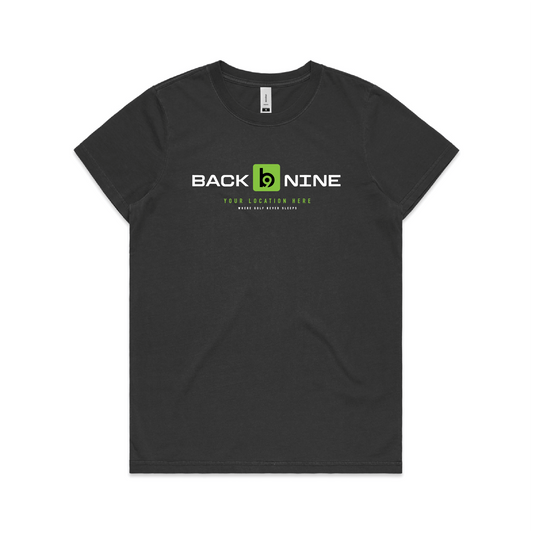 Marquee — Sturdy Faded Tee (Women's) — Faded Black Front