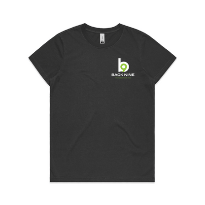 Hometown — Sturdy Faded Tee (Women's) — Faded Black Front