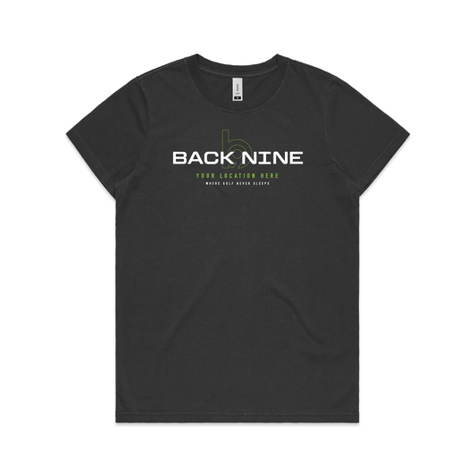 Blueprint — Sturdy Faded Tee (Women's) — Faded Black Front