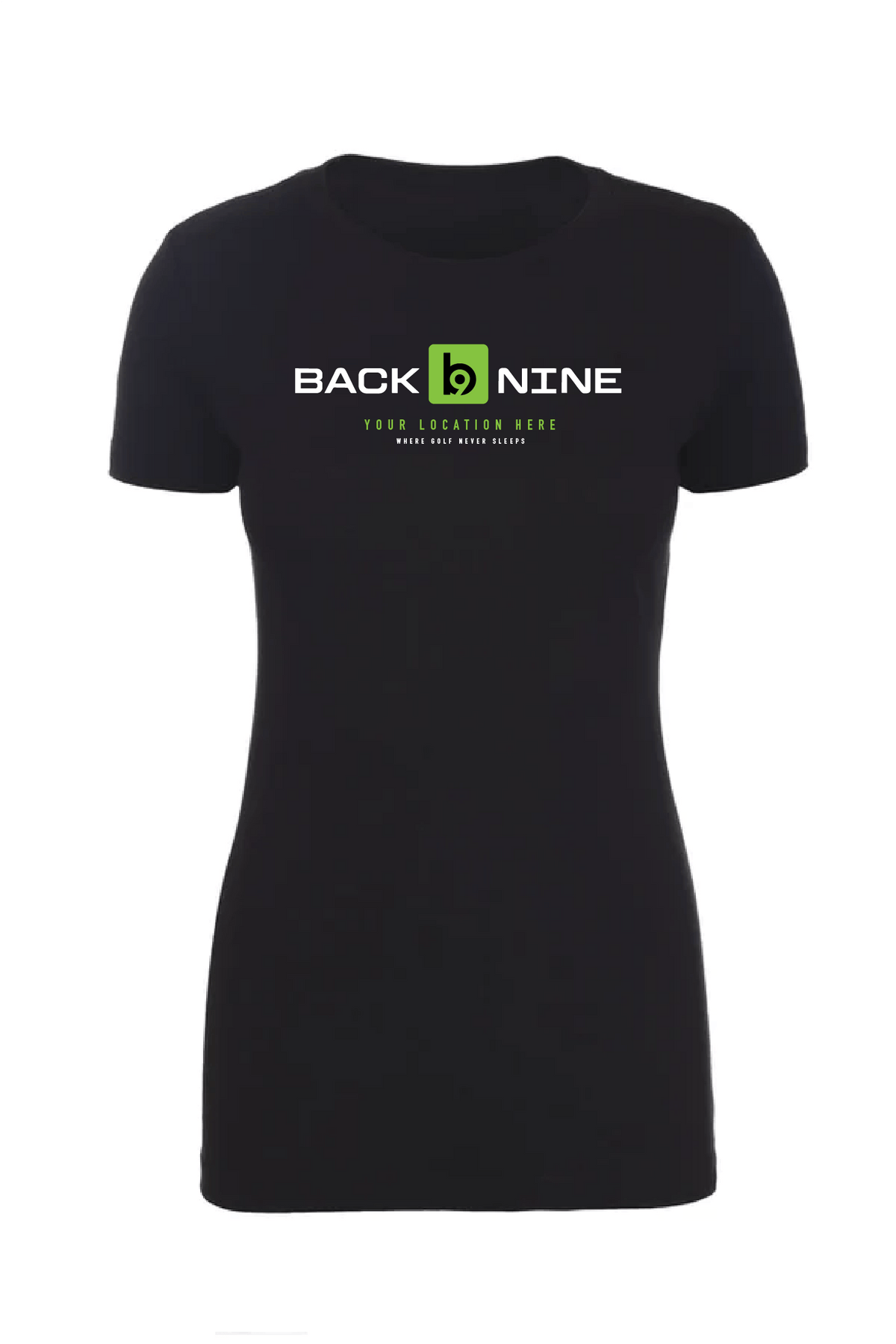 Marquee — Easy Tee (Women's) — Black Front