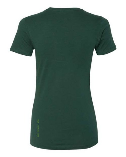 Sideline — Easy Tee (Women's) — Heather Green Back