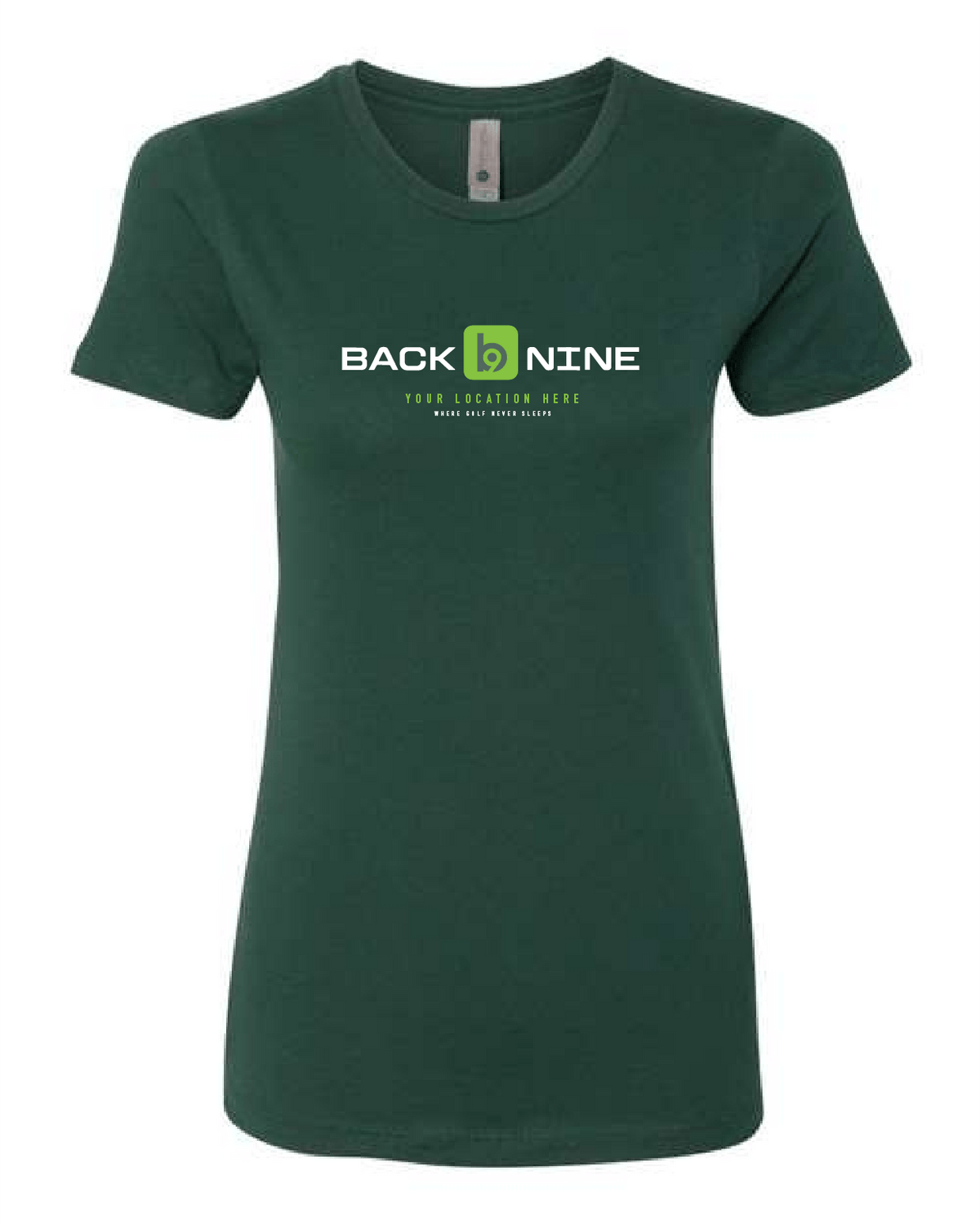 Marquee — Easy Tee (Women's) — Heather Green Front