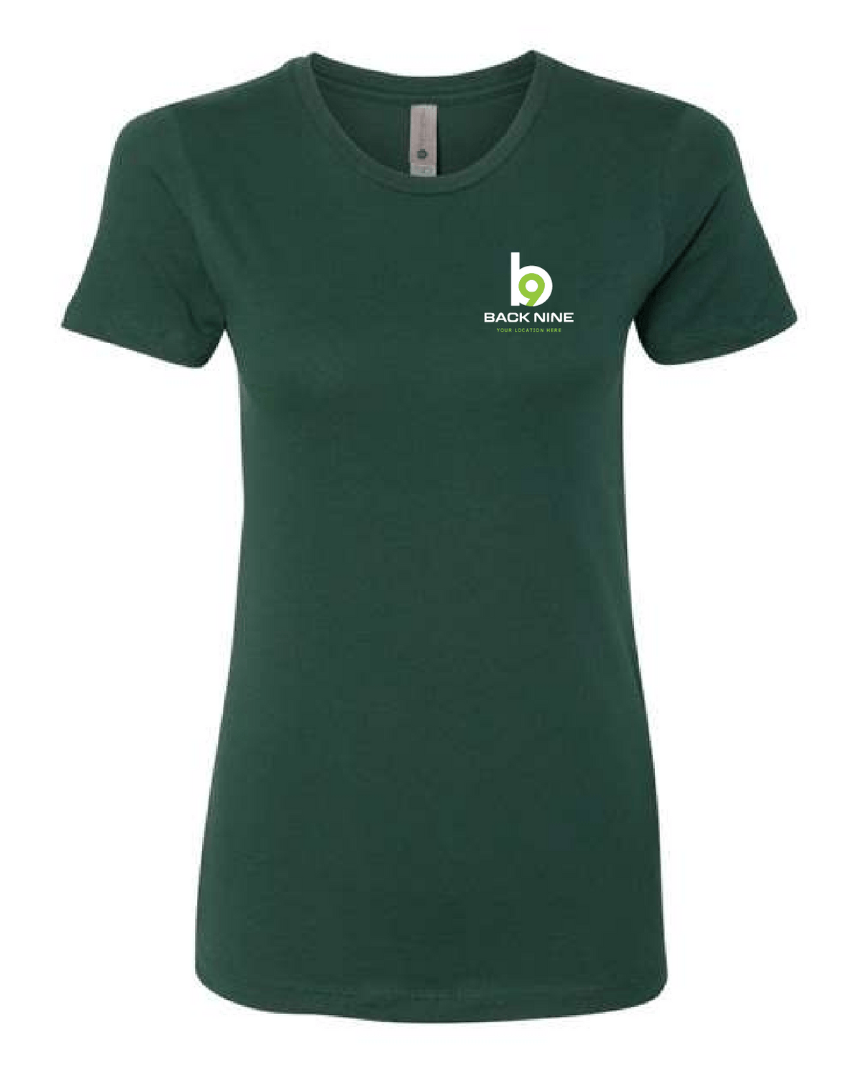 Hometown — Easy Tee (Women's) — Heather Green Front