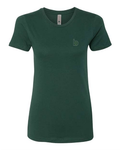 Sideline — Easy Tee (Women's) — Heather Green Front
