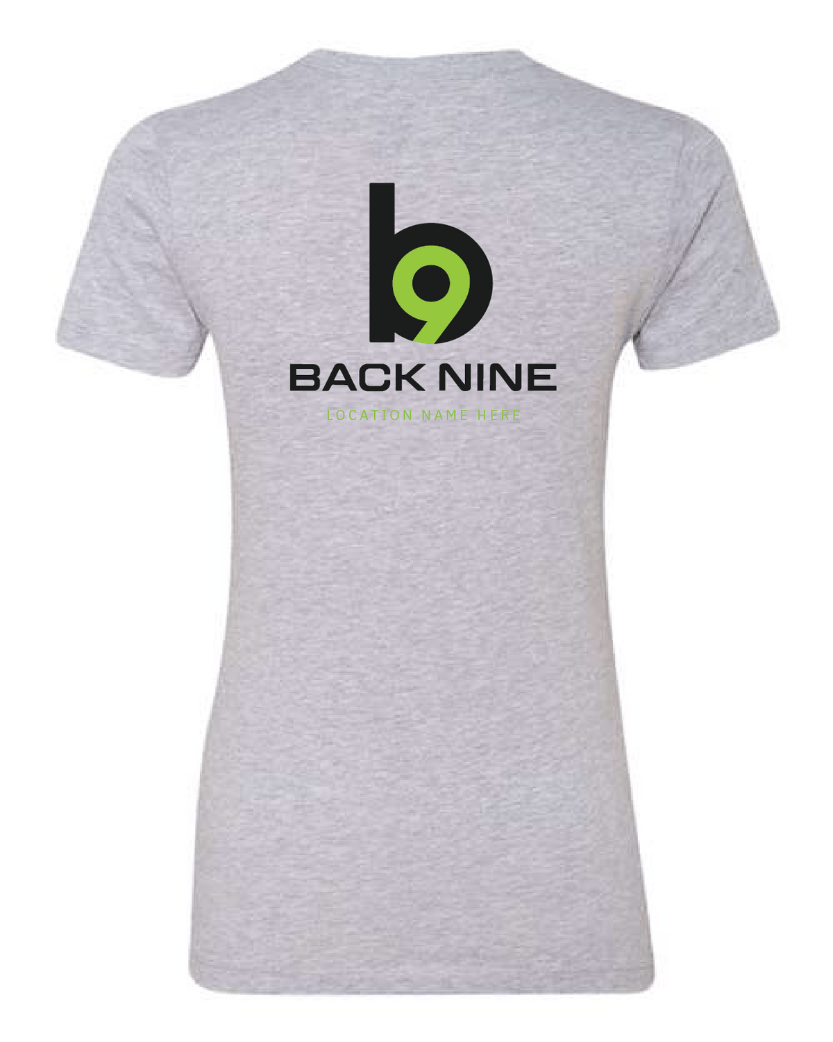 Hometown — Easy Tee (Women's) — Heather Grey Back
