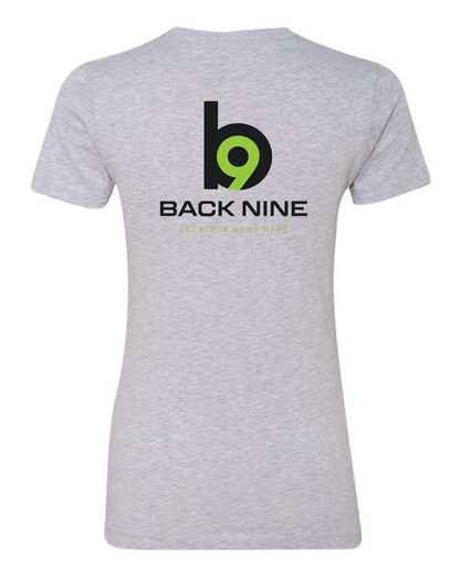 Hometown — Easy Tee (Women's) — Heather Grey Back