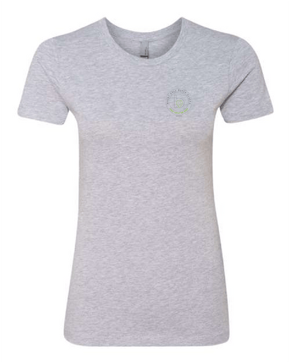 Crest — Easy Tee (Women's) — Heather Grey Front