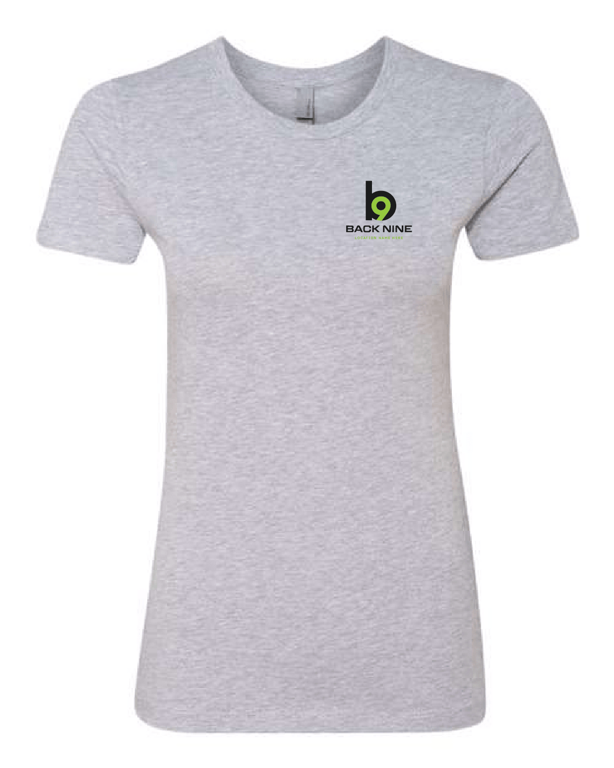Hometown — Easy Tee (Women's) — Heather Grey Front