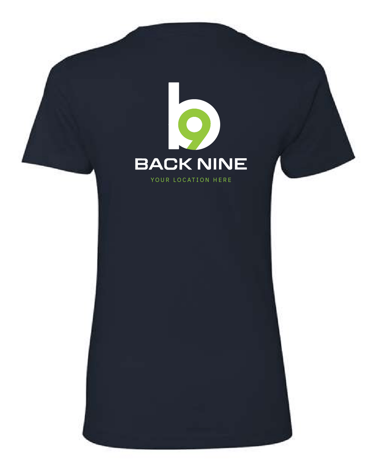 Hometown — Easy Tee (Women's) — Heather Navy Back