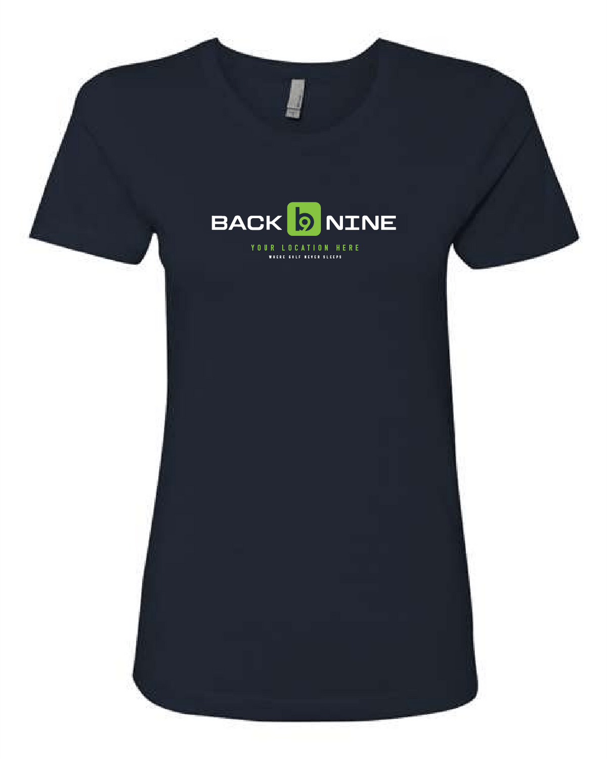 Marquee — Easy Tee (Women's) — Heather Navy Front