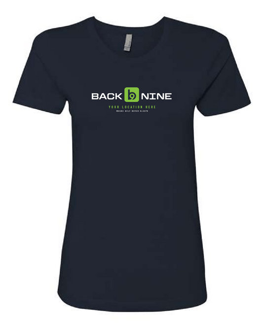 Marquee — Easy Tee (Women's) — Heather Navy Front
