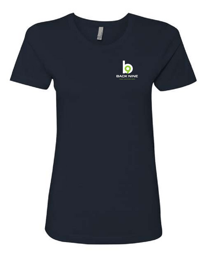 Hometown — Easy Tee (Women's) — Heather Navy Front
