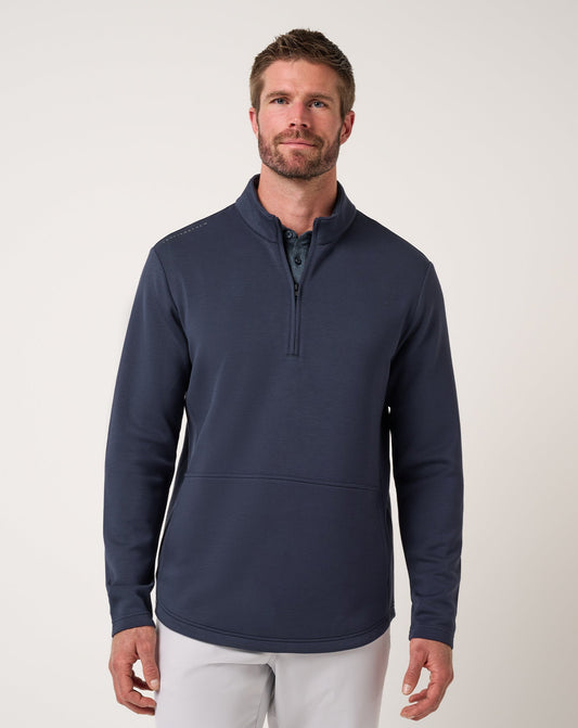 TravisMathew Fibercloud 1/4 Zip - Total Eclipse