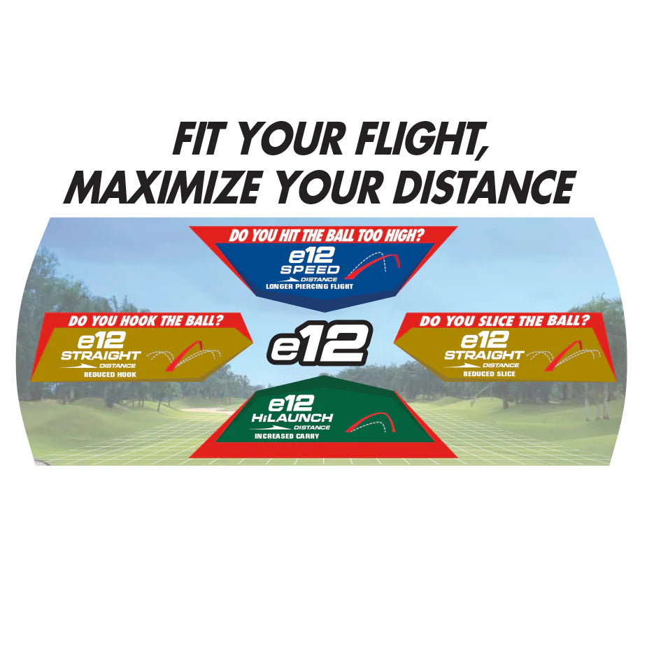 Bridgestone e12 Straight Golf Balls – B9 Branded