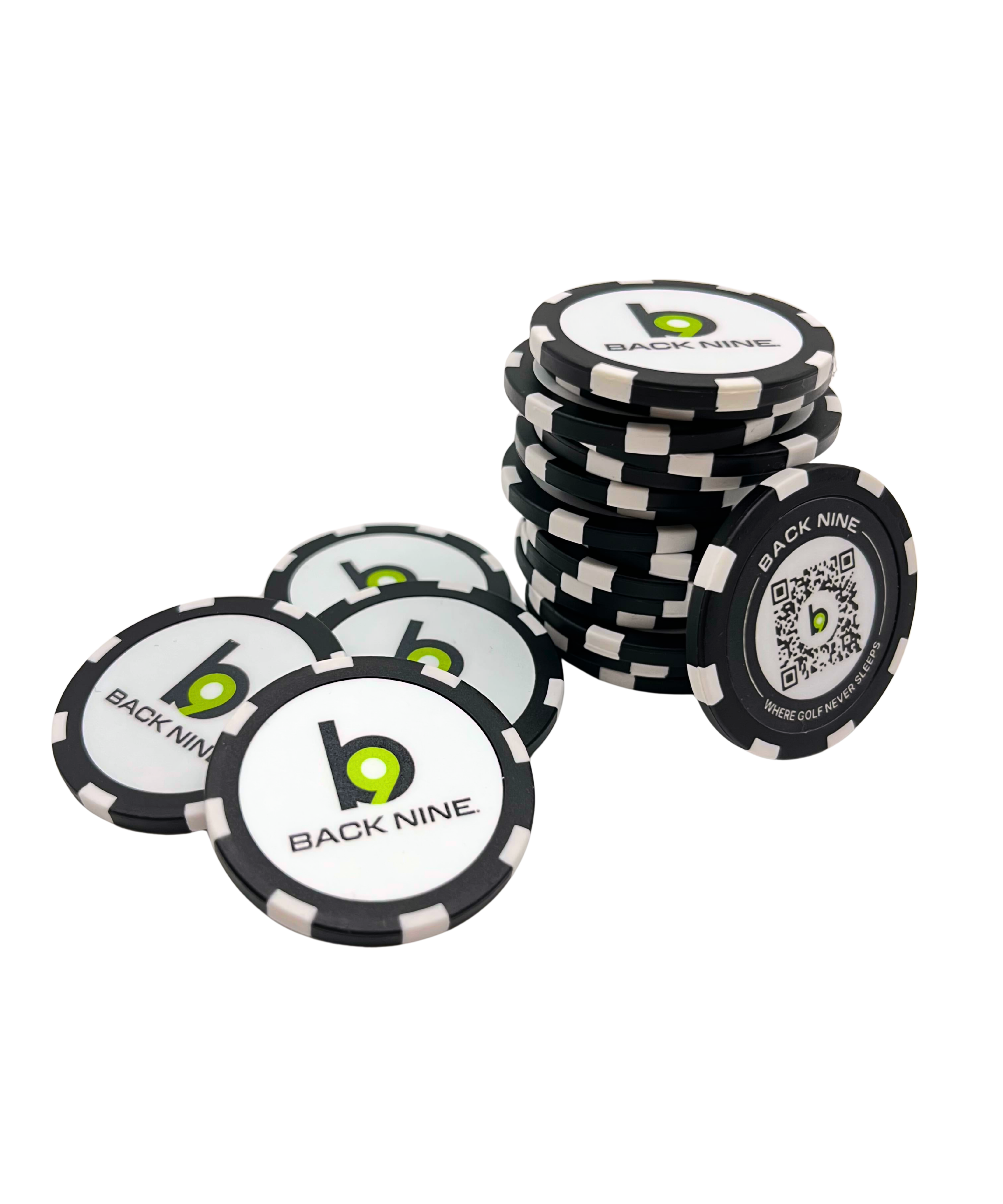 Back Nine Poker Chips (Pack of 10)