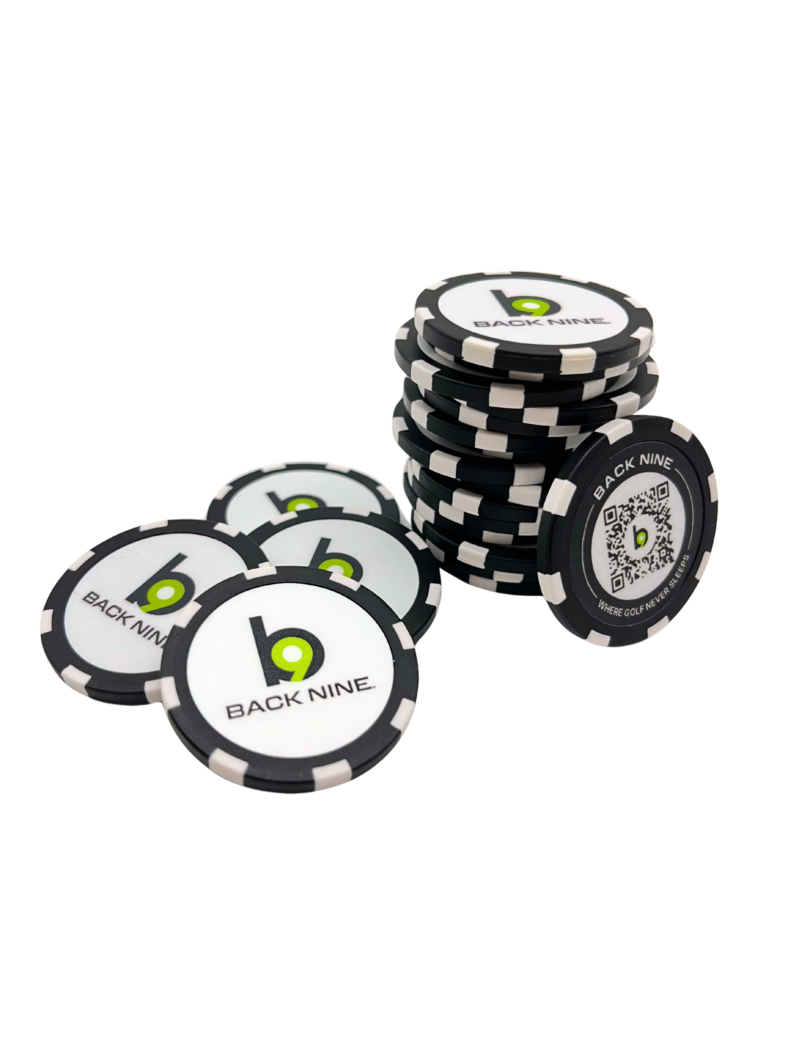 Back Nine Poker Chips (Pack of 10)