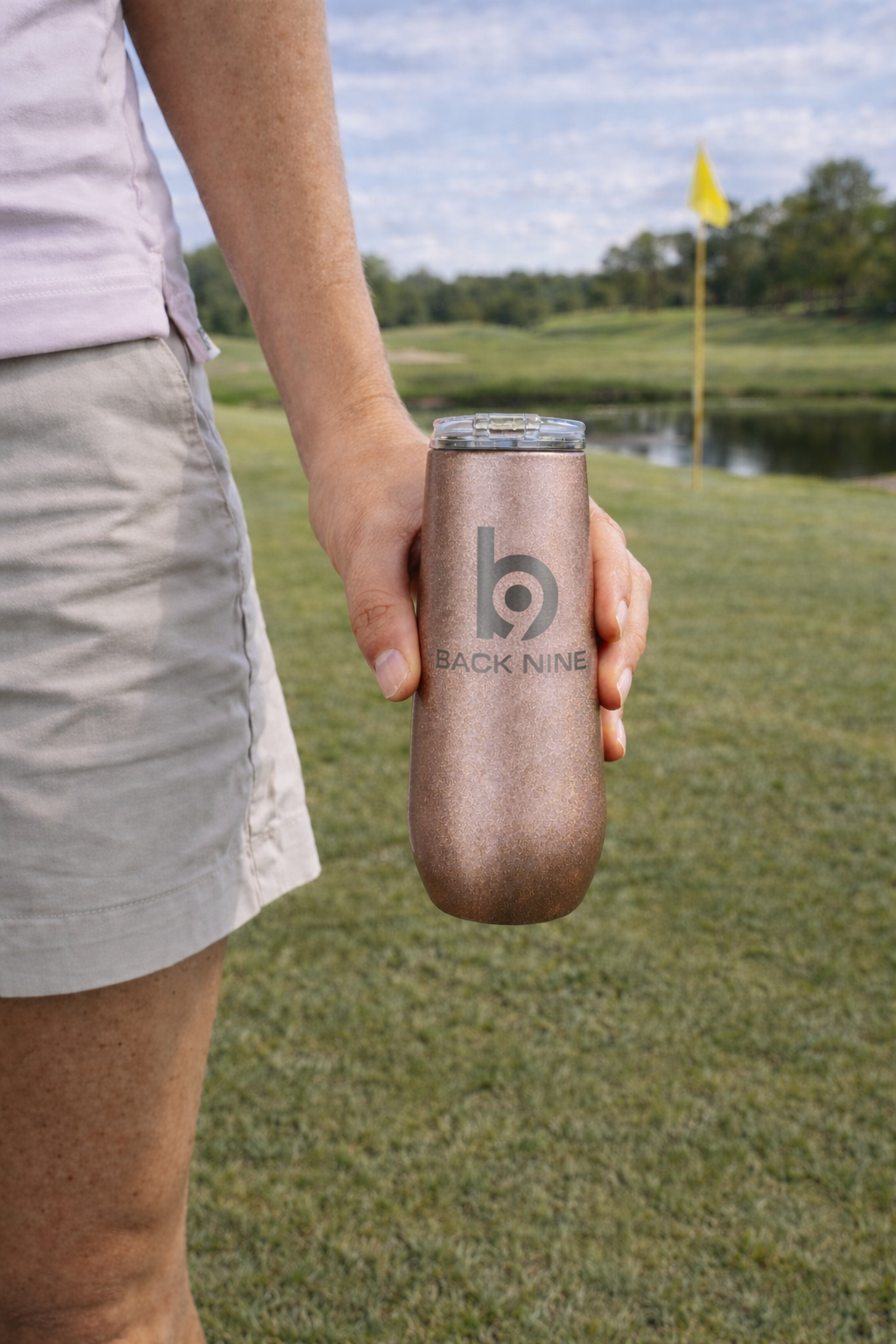 Back Nine Brumate Champagne Flute