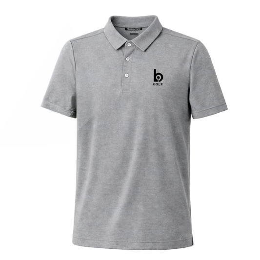 TravisMathew x Back Nine Featherweight Polo (Heather Microchip)