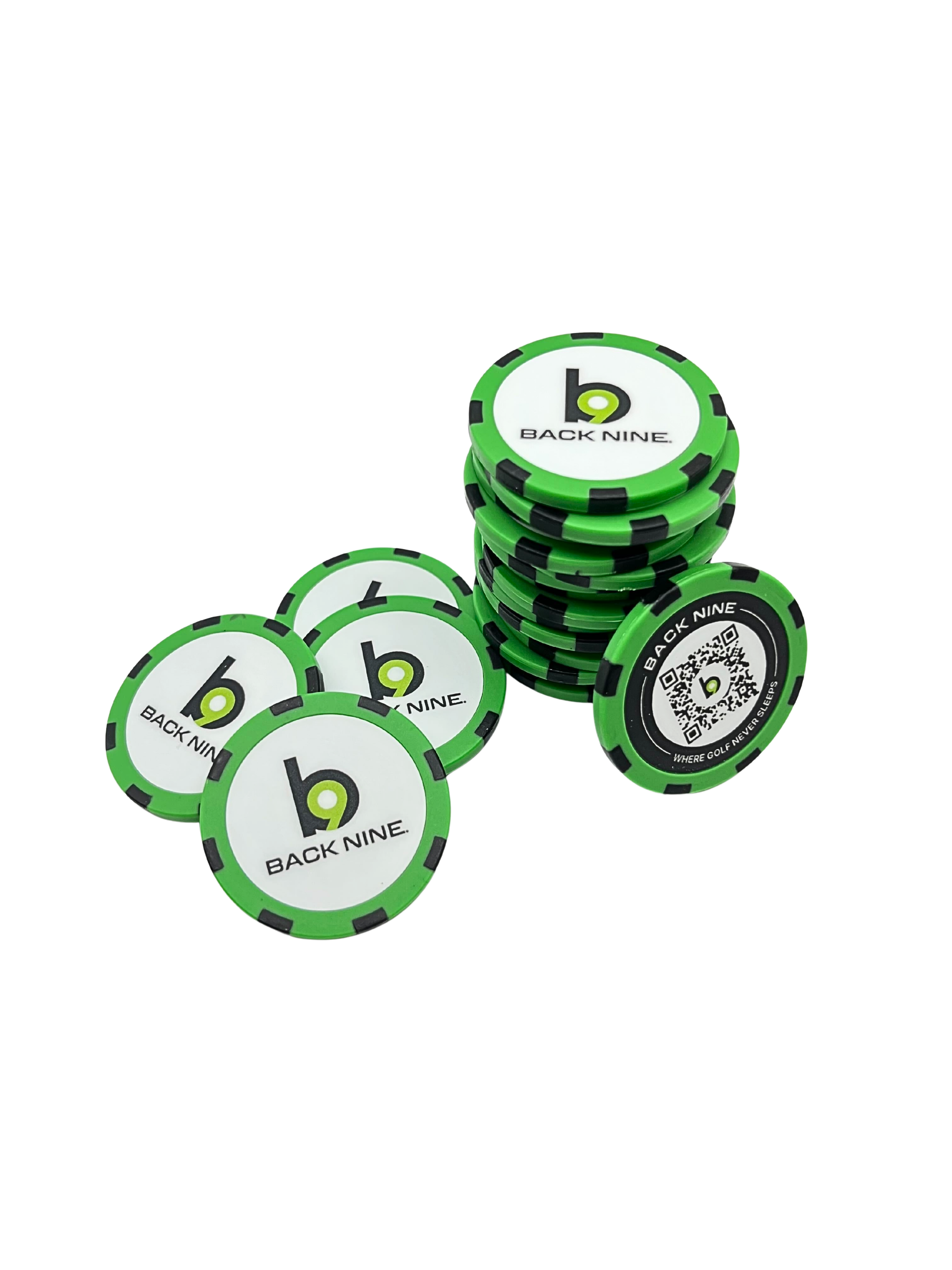 Back Nine Poker Chips (Pack of 10)