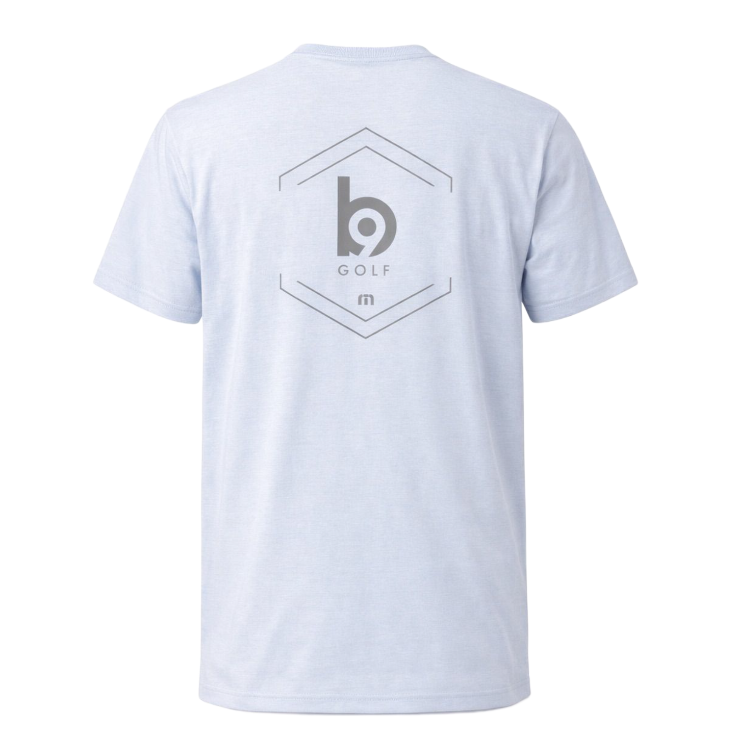 TravisMathew x Back Nine Pima Cotton Hexagon (Carolina Blue)