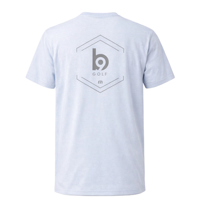 TravisMathew x Back Nine Pima Cotton Hexagon (Carolina Blue)
