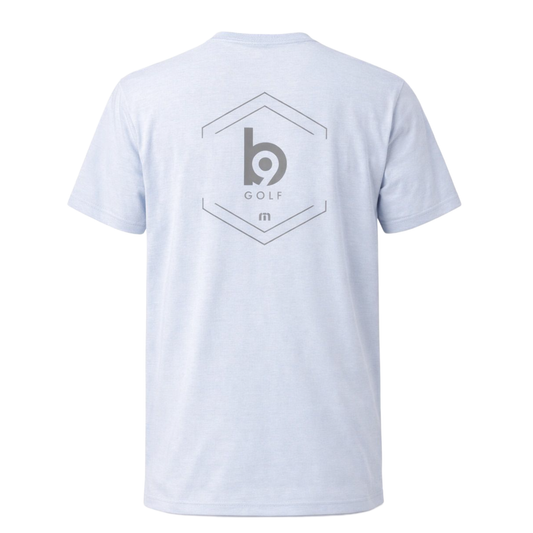 TravisMathew x Back Nine Pima Cotton Hexagon (Carolina Blue)