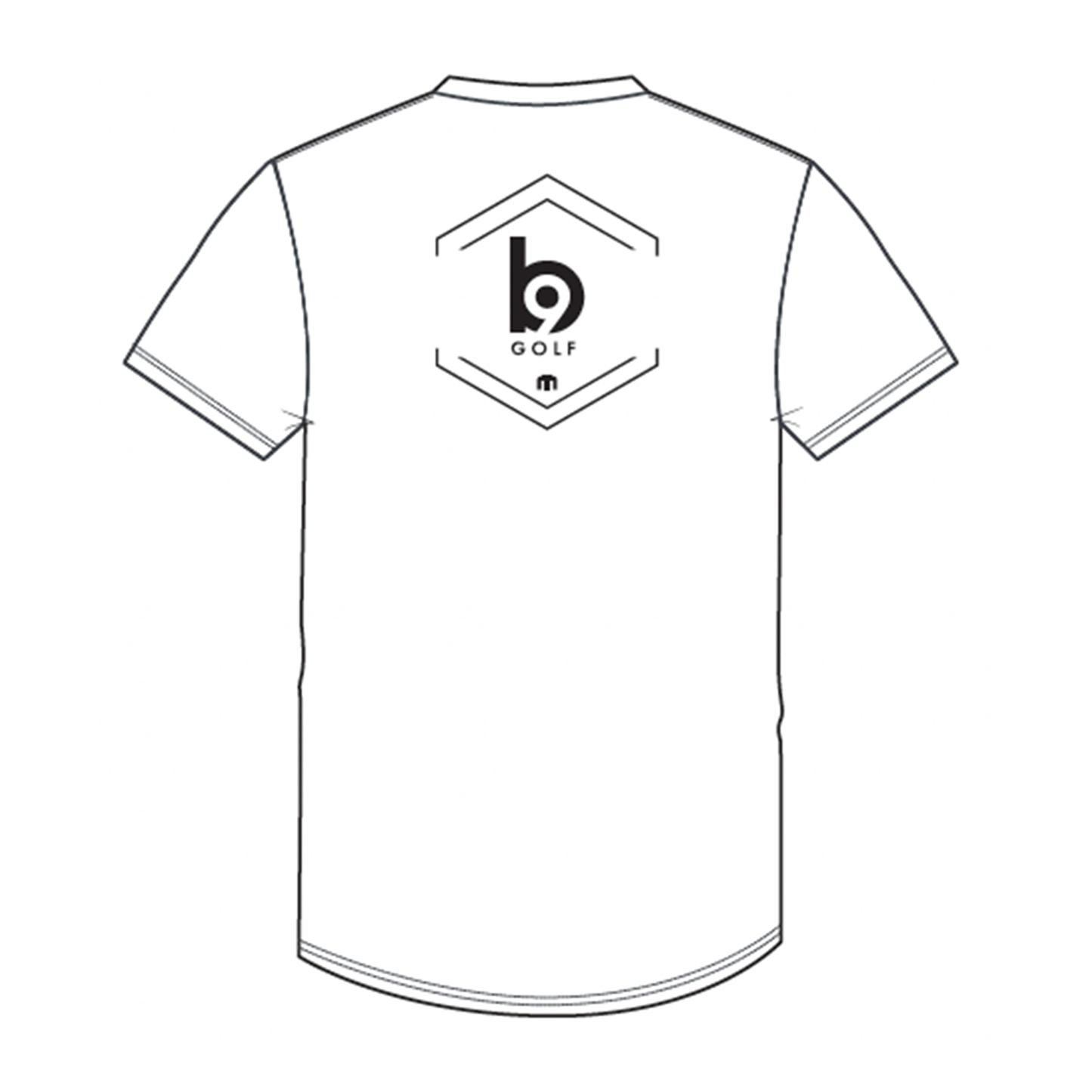 TravisMathew x Back Nine Cloud Crew Hexagon (White)